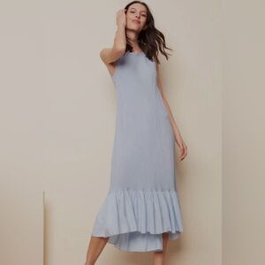 New Charlie B Sleeveless Long Linen Dress